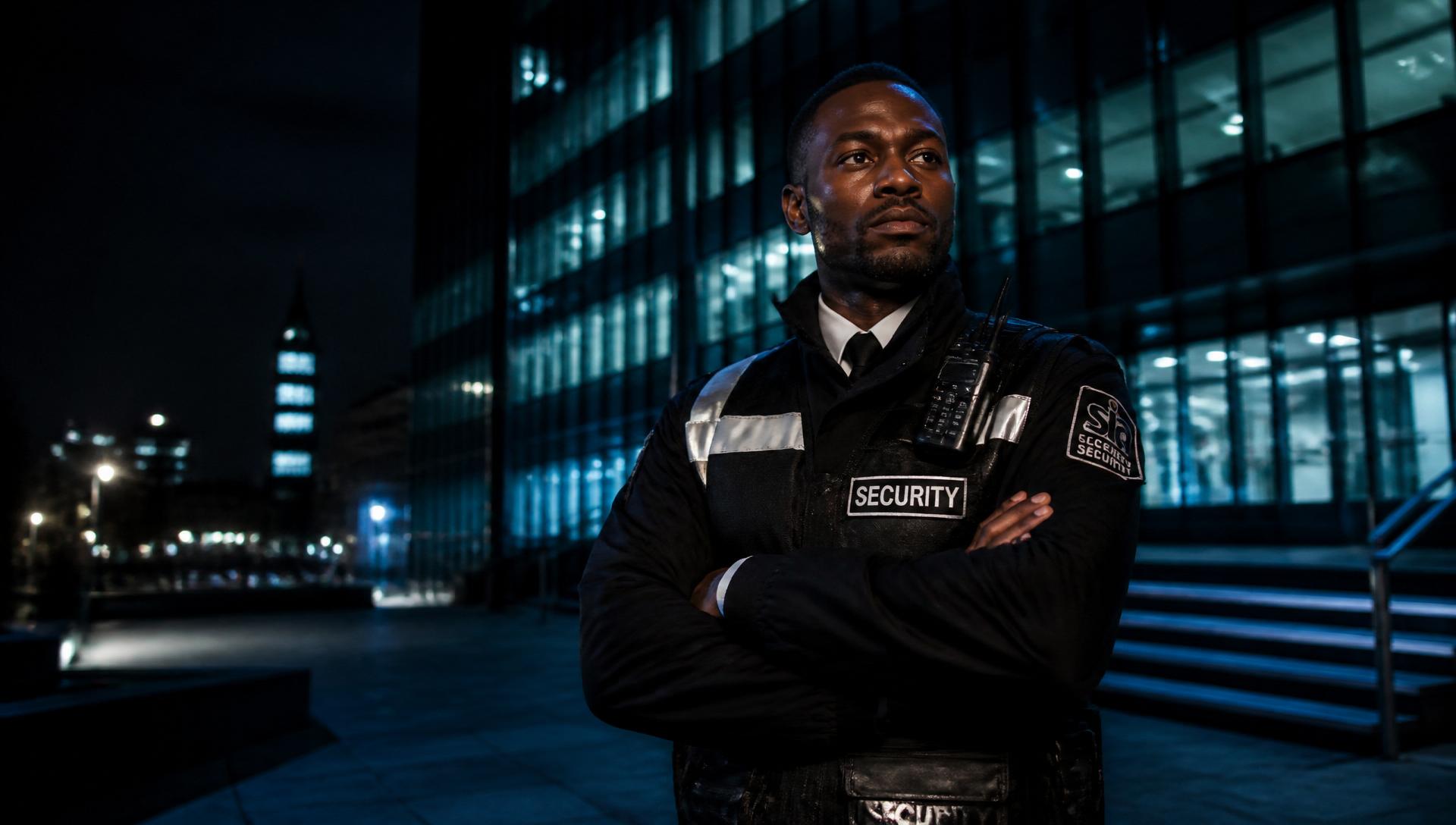 SIA licensed security officer on duty